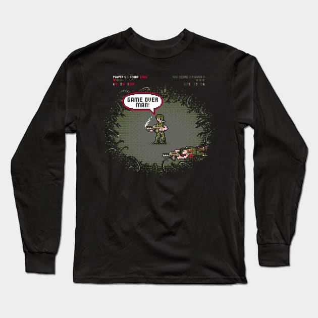 Game Over Long Sleeve T-Shirt by HtCRU